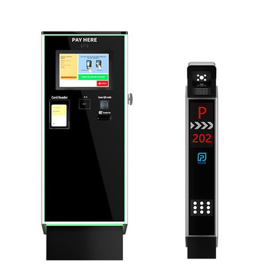 Kiosko płatności za parking z ekranem LCD 10,1 cali Automatyczny dystrybutor biletów System zarządzania parkingiem z osłoną stalową